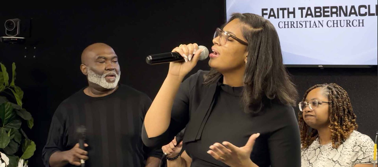 Music Ministry leading worship at Faith Tabernacle Christian Church